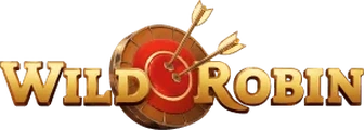 WildRobin – złoty napis Wild Robin z tarczą